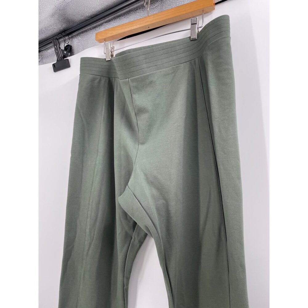 Lands End Womens Plus Size 2X Pants Elastic Waist Relaxed Fit Green Casual Comfy - Picture 4 of 7